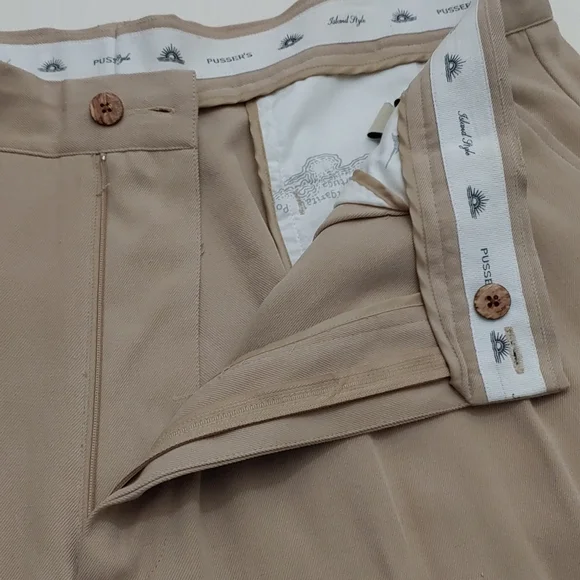 Pusser's Men's 100% Silk Trousers NWT - Picture 5 of 9